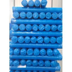 White / Blue PE Tarpaulin Sheet Corrosion - Resistant With Both Side Laminated