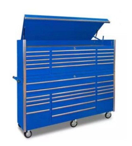 1.0-1.5mm Thickness Cold Rolled Steel Plate Tool Box with Wheels and Optional