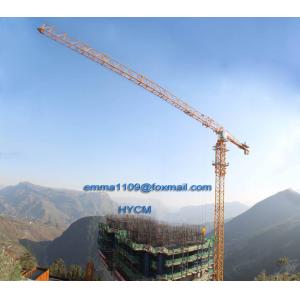 Quality Big 20t Load Flat Top Tower Crane PT7532 Model Cat Head Type for sale