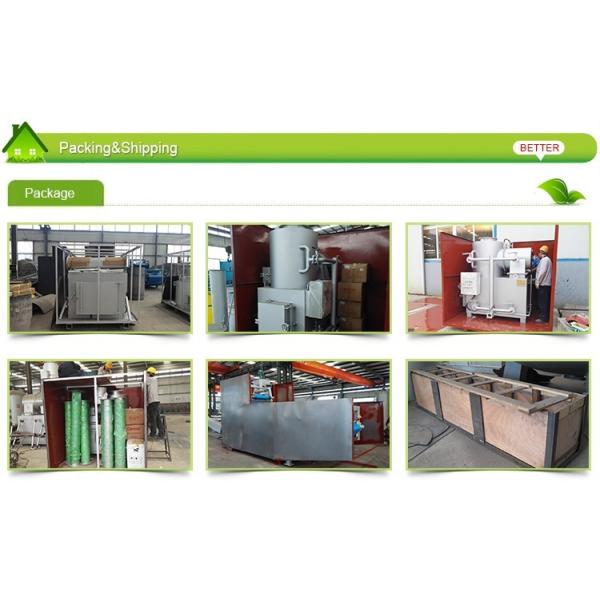 High Temperature Resistant Paint Carbon Steel Waste Incinerator for Domestic Market