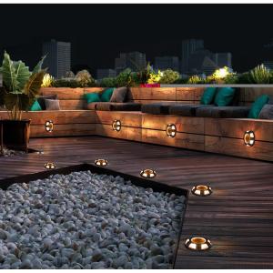 Waterproof Outdoor LED Solar Dock Light For Patio Deck Yard Garden Porch