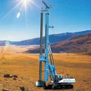 TR230D Rotary Drilling Rigs Hydraulic Telescopic Crawler Doosan Chassis 2000mm