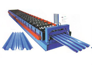 China Trapezoidal Sheet Roof Tile Roll Forming Machine on sale