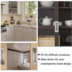 Electroplated SS304 Recessed Barn Door pull handle