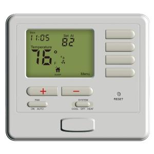 Seven Day Programmable Thermostat For Air Conditioning System