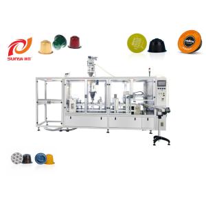 High Accuracy Four Lanes Compatible Nespresso Capsule Filling, Sealing and