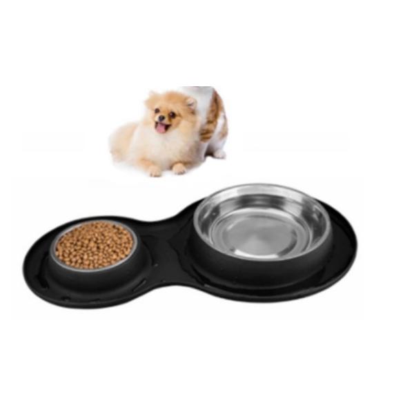 Stainless Steel 15.5*7cm Pet Food Feeder