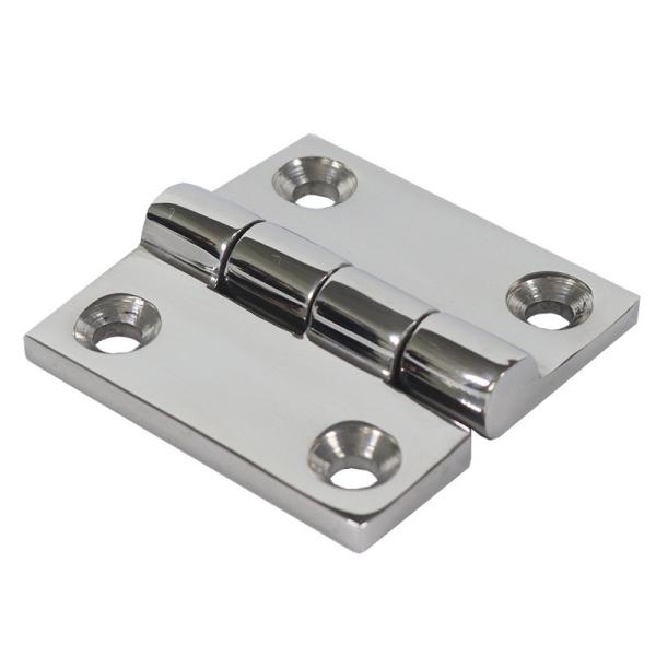 180 Degree Stainless Steel Heavy Duty Hinges 5*5cm For Industiral Machine