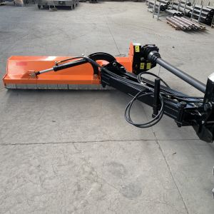 Farm Brush Cutter with Adjustable Hydraulic Folding Arms and Durable Frame for
