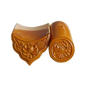 Japanese garden gate ceramic roof tiles