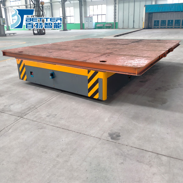 Buy Electric Heavy Material Transporter with Trackless Transfer Cart for Heavy Cargo Transporter in Workshops at wholesale prices