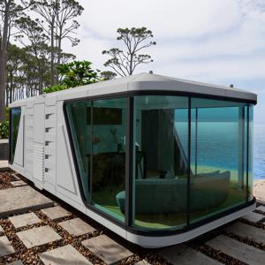 Modern Stylish Capsule House Hotel With Balcony Expandable Portable Luxury