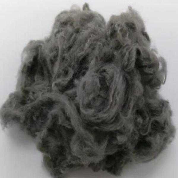 Buy Grey Viscose Staple Fiber Cotton Pulp Long Staple Fiber 2.5D Fineness at wholesale prices