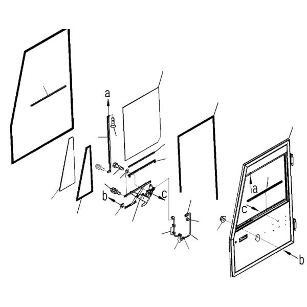 56B-54-14352 Regulator KOMATSU Excavator Spare Parts For HM300-2