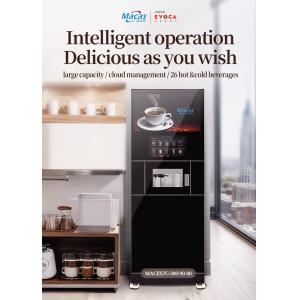 Macas Commercial Coffee Machine with 27inch Touchscreen and Auto Cleaning