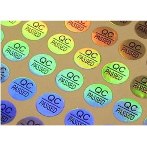 Honeycomb Security Hologram Sticker , Tamper Evident Labels Eco - Friendly