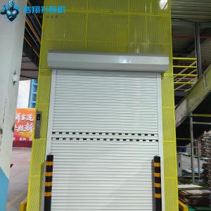 7 Tons 10 m High Customized Yellow 500kg-20000kg Large Industrial Indoor Hydraulic Freight Elevator
