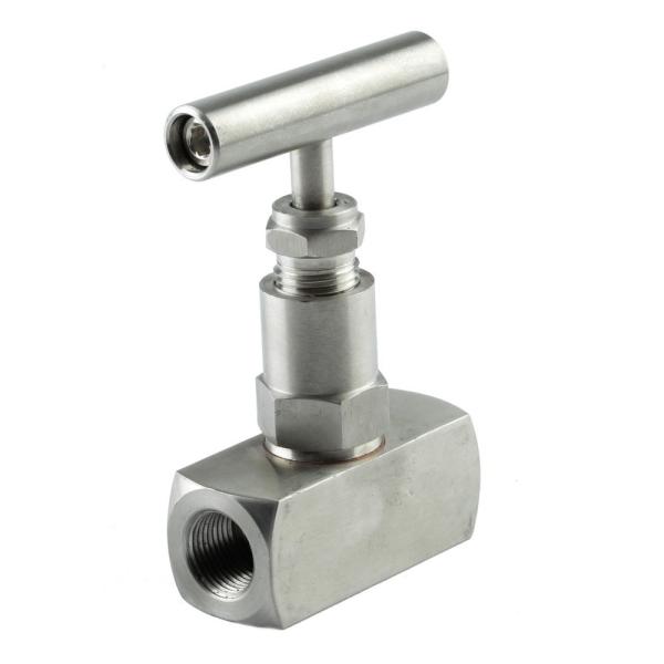 High Pressure Needle Valve Carbon Steel Needle Valve 1/2" MNPT X FNPT 60000 PSI For Water