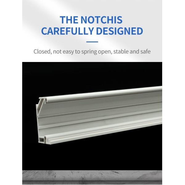 Waterproof Strip Glass Door Seal Strip Customized Profiles ABS PP Extrusion