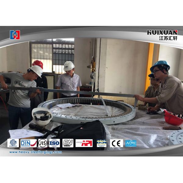 Slewing Ring Bearing Forging Rough Machining For Wind Power Generator