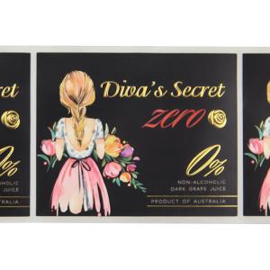 Adhesive PET PVC Packaging Sticker Labels Custom Logo Printed