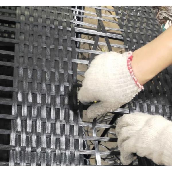 5 Piece Pe Rattan Furniture Dining Tables And Chairs Aluminum Waterproof Outside Patio Lounge Outdoor