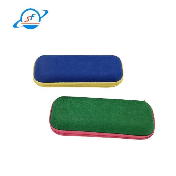 Buy Exquisite Luxury Felt Eyeglass Case 166*61*45Mm Sunglasses Hard Case at wholesale prices