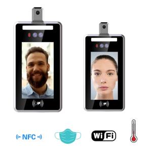 6mm Thermometer IPS HD Automatic Face Recognition System