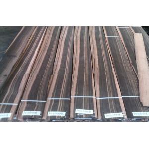 Macassar Ebony Quarter Cut Veneer , Black With White Lines