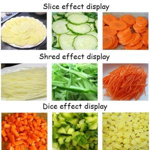 CE Fruit Vegetable Processing Machine Dicing Slicing Vegetable Cutting Machine