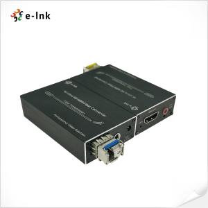 10.3Gbps HDMI Fiber Extender No delay With 3.5mm External Audio