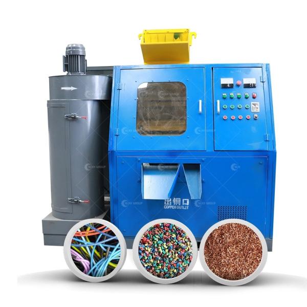 Customized Mini Capacity Copper Wire Recycling Machine with Video Outgoing
