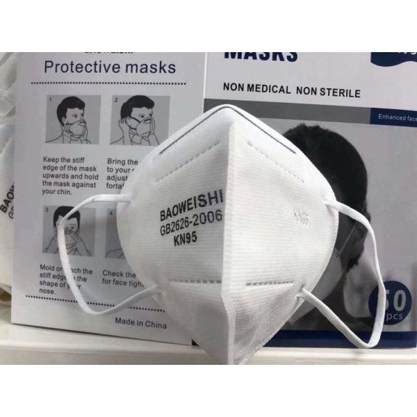 Buy Earloop KN95 Dust Mask Low Breath Resistance Customized Logo Available at wholesale prices