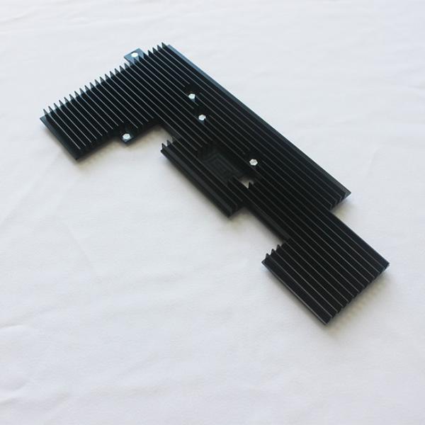 Buy Black Anodized Large Aluminum Profile Heat Sink Black ODM Practical at wholesale prices