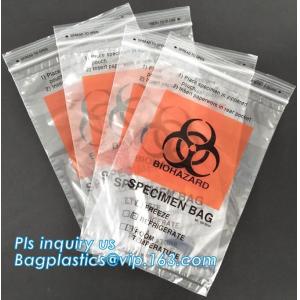 Biodegradable Biohazard Specimen Bag, Biohazard Specimen Transport Bag, Medical