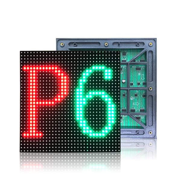 5500-6500 Nits Outdoor Full Color LED Display , P6 Advertising Led Video Wall 1R1G1B