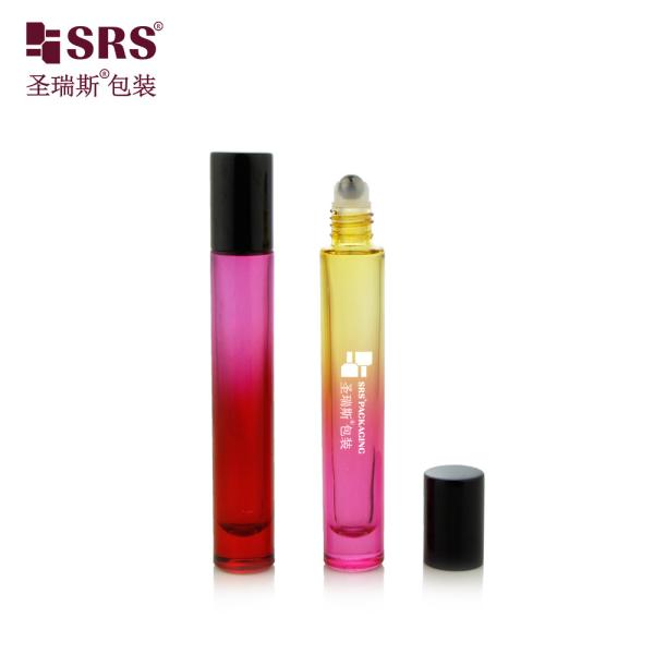 10ml Round Shape Empty Glass CLear Thick Bottom No Leakage Essential Oil Roller Bottles