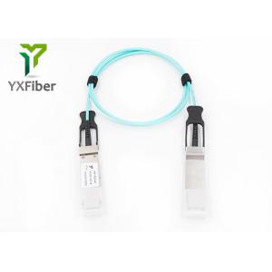 Optical Fiber 40G QSFP+ To QSFP+ 1M AOC SFP+ Cable