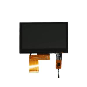 4.3 Inch LCD TFT IPS Panel ALL Viewing Angle Capacitive Touch Screen Display