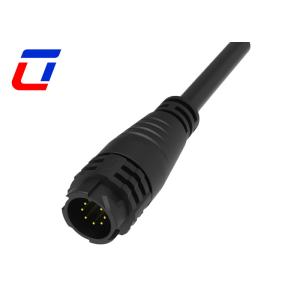 7 Pin 5A Push Lock Wire To Board Cable Connectors Waterproof Molded With Cable