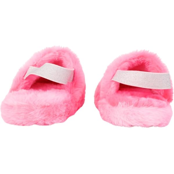 Licensed High-Density Memory Foam Kids Indoor Slippers with Breathable Knitted Upper and Warm Faux Fur Lining