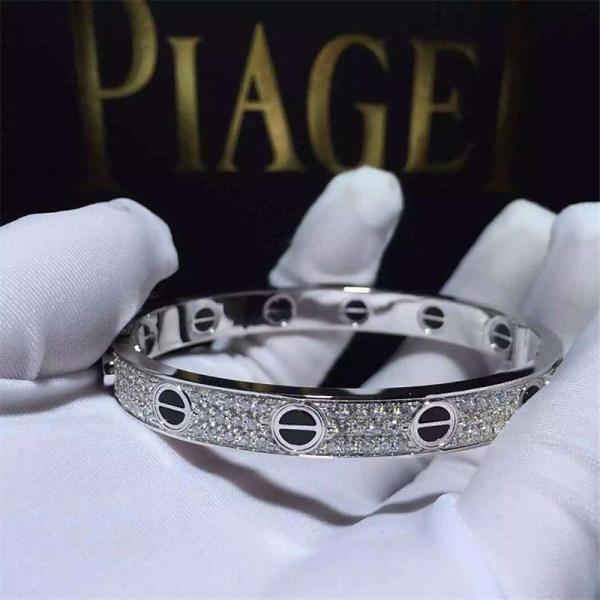 C Black nail full sky star bracelet 18k gold white gold yellow gold rose gold Jewelry factory in Shenzhen, China