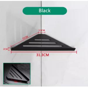 Brushed Finish Triangular Shower Shelf Caddy for Wall Mount Bathroom Storage