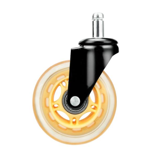 Buy Heavy Duty Gray Polyurethane Casters With 300 Lbs Load Capacity at wholesale prices