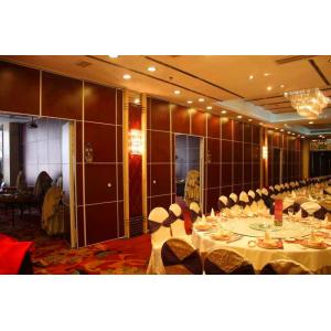 Aluminium Track Floor to Ceiling Sliding Partition Wall / Acoustic Room Dividers