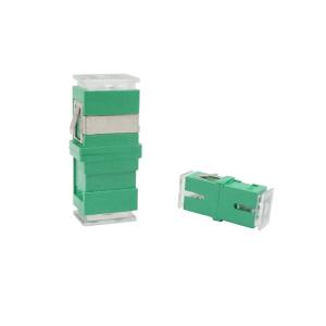 Customized Fiber Optical Adapter , SC SM Duplex Adapter Without Flanger Type