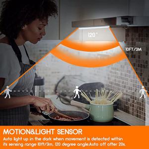 3 Color Modes Magnetic Motion Sensor Night Light 5V Attachable To Stairs Closets