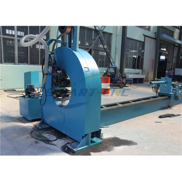 8mm Polygonal Light Pole Production Line 60-500mm Diameter With Speedy Welding