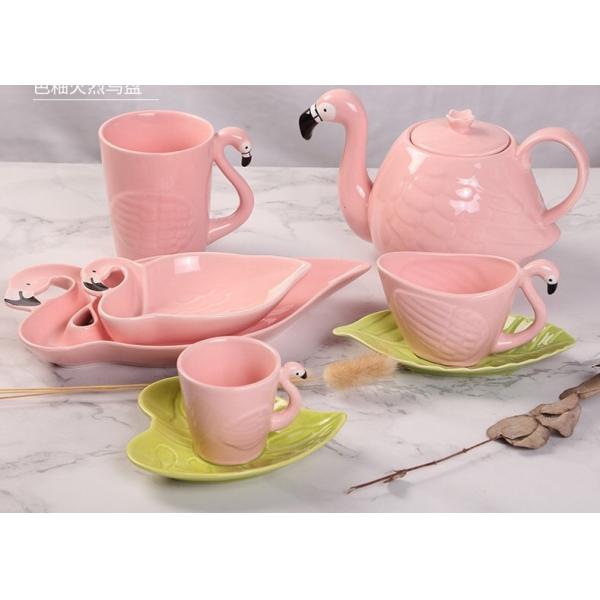 Buy Promotional LFGB Nordic Style Flamingo Tea Set at wholesale prices