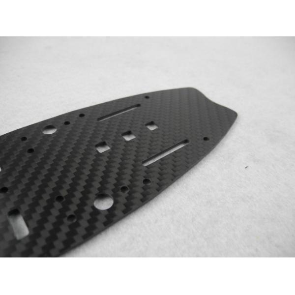Thickness 1mm 2mm Carbon Fiber CNC Service Multicopter Parts Twill Weave